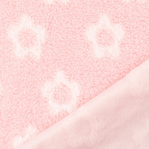 Teddy fliis lilled roosal