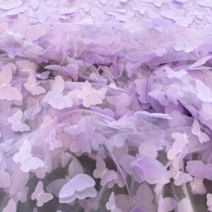 Liblikatega tüll lilla